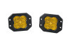 SS3 PRO ABL YELLOW SAE FOG FLUSH (PAIR)