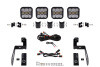 JEEP JK SS5 4POD CROSSLINK GRILLE LIGHT BAR KIT SPORT WHITE COMBO