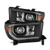 0713 TUNDRA/0817 SEQUOIALUXXSERIES PROJECTOR HEADLIGHTS JET BLACK
