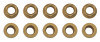 FLANGE NUT 1/428 SERRATED 10 PACK ZINC