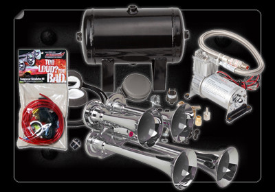 Kleinn Air Horns KLNHK4 PRO BLASTER QUAD AIR HORN KIT