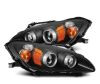 9909 HONDA S2000 LUXX LED PROJ HEADLIGHTS W/ACTIVATION LIGHT BLACK