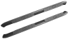 1523 F150/1723 F250/F350 CREW CAB OVAL SIDE STEP TXT POWDER COAT BLACK PAIR
