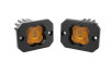 Diode Dynamics DDYDD6851P STAGE SERIES C1 LED POD YELLOW SAE/DOT FOG FLUSH ABL (PAIR)