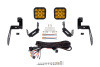 JEEP JK SS5 CROSSLINK BUMPER LIGHT BAR KIT PRO YELLOW DRIVING