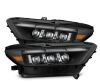1517 MUSTANG/1820 MUSTANG SHELBY GT350/500 NOVA LED PROJ HDLGHTS BLCK