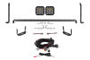 14C 4RUNNER SS5 STEALTH GRILLE LED 2POD KIT PRO WHITE DRIVING