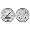 33/8IN QUAD GAUGE & SPEEDO OLD TYME WHITE