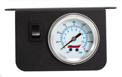Kleinn Air Horns KLN1304 ILLUMINATED 160 PSI DUAL NEEDLE DASH PANEL GAUGE KIT WITH ON/OFF SWITCH