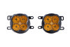 Diode Dynamics DDYDD7203 SS3 TYPE CGX LED FOG LIGHT KIT MAX YELLOW SAE FOG WITH BACKLIGHT