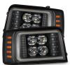 9296 F150/F250/F350/BRONCO LUXX LED HEADLIGHT BLACK