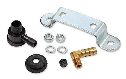 MR GASKET 3701 VAC CAN BLACK W/FITTINGS
