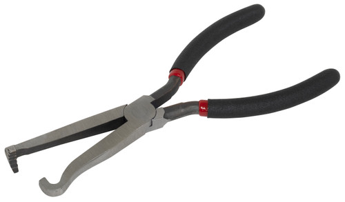 Lisle LIS-37960 Easily Removes Locking Push Tab Style Electrical Connectors  Squeezes the tabs together and lifts to separate the connector  Allows the technician to use the tool with one hand  Work on sensors in tight spots  8 long and has dual duro