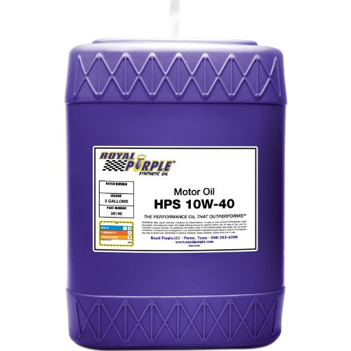 ROYAL PURPLE 35140 HPS 10W40 5 GALLON PAIL