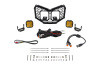 17C CANAM MAVERICK X3 STAGE SERIES LED GRILLE KIT PRO YELLOW FOG (PAIR)