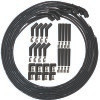 WIRE SET ULTRA 8MM BLACK LS UNIVERSAL SET 90135 STR PLUG ENDS