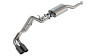24C RANGER 2.3L STYPE CATBACK EXHAUST SYSTEM W/DUAL PIPES/BLK CHROME TIPS