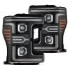 1719 Ford F250/F350/F450/F550 LUXXLED PROJECTOR HEADLIGHTS CHROME