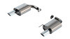 24C MUSTANG 2.3L ECOBOOST W/NONACTIVE EXH AXLEBACK STYPE EXHAUST SYSTEM W/CHROME TIPS