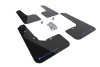 22C SUBARU OUTBACK WILDERNESS BLACK MUD FLAP/BLUE LOGO