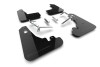 22C SUBARU BRZ/TOYOTA GR86 NO DRILLING REQUIRED BLACK MUD FLAP/DARK GREY LOGO