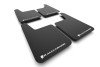 UNIVERSAL NO HARDWARE/NO BRACKETS INCLUDED BLACK MUD FLAP/WHITE LOGO