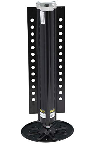 LIPPERT COMP 433458 8K AL JACK WITH 9.00 FOOTPAD  BLK