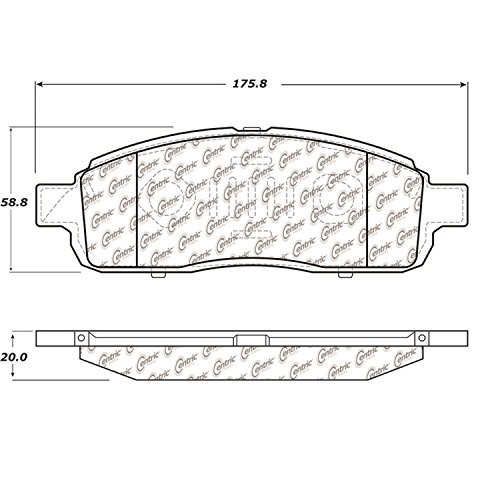 STOP TECH 10413920 BRAKE PADS 08