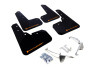 1317 SUBARU XV CROSSTREK NO DRILLING REQD BLACK MUD FLAP/ORANGE LOGO