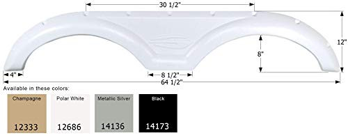 ICON 12686 FENDER SKIRT  TANDEM  GULF STREAM
