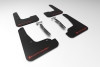 2123  HYUNDAI ELANTRA (EX ELANTRA N OR N LINE) BLACK MUD FLAP/RED LOGO