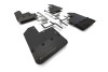 19C JT GLADIATOR MOJAVE/RUBICON NO DRILLING REQD BLACK MUD FLAP/GREY LOGO