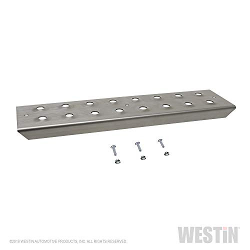 WESTIN 56100015 Stainless Steel HDX Stainless Drop Step Plate Repl Kit 15" Step Plate w/Screws (Set of 2)