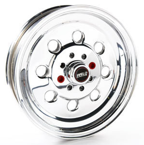 Weld Draglite 15x3.5 / 4x108 & 4x4.5 BP / 1.375in. BS Polished Wheel - Non-Beadlock