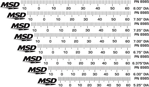 MSD CO. 8985 TIMING TAPES F/HARM BALNC