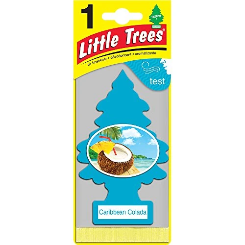 CAR FRESHNER U1P10324 CARIBBEAN COLADA 1PK