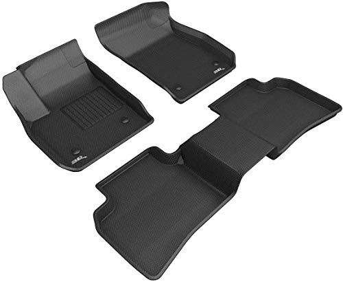 3D MATS/U-AC D02001509 3D KAGU FLOOR MAT 2 ROW SET BLACK