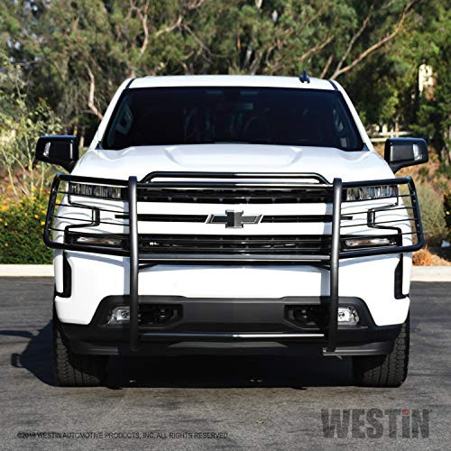 WESTIN 403955 Black Sportsman Grille Guard Silverado 1500 2019 (Excl. 2019 Silverado LD)