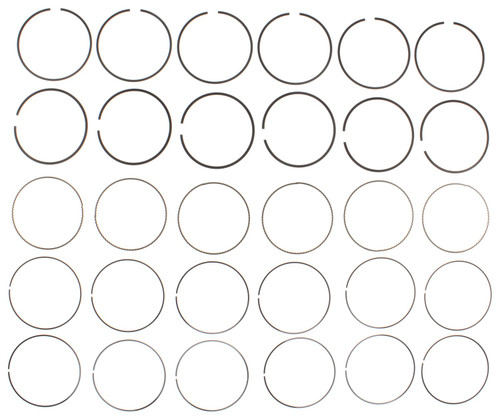 Mahle Rings Honda 3.5L 3471CC 1999 - 2010 Odyssey J35A6 J35A7 J35A9 J35Z1 Chrome Ring Set