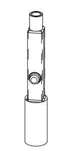 MAXXAIR VENT 1021232K LOCK HANDLE SHAFT-K MOD
