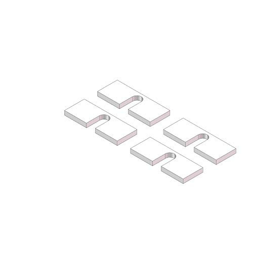 HUSKY TOWING 31419 BASE RAIL SPACER KIT