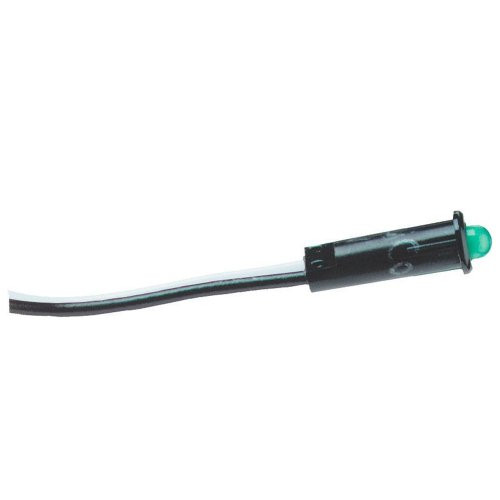 BLUE SEA 8172BSS LED GREEN 11/64IN 12VDC