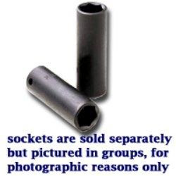 SK Hand Tool SKT34214 34214 1/2-Inch Drive Deep Impact Socket, 7/16-Inch