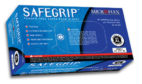 Microflex MFX-SG375L SafeGrip Powder Free Latex Glove Size Large (Box of 50)
