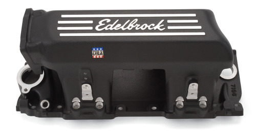 Edelbrock ede71363 Edelbrock Manifold EFI Pro-Flo XT BB Chevy Rect Port Heads Black Powder Coated
