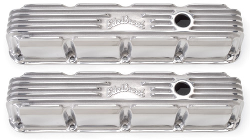 Edelbrock ede4177 Edelbrock Valve Cover Classic Series Chrysler Magnum V8 Polshed