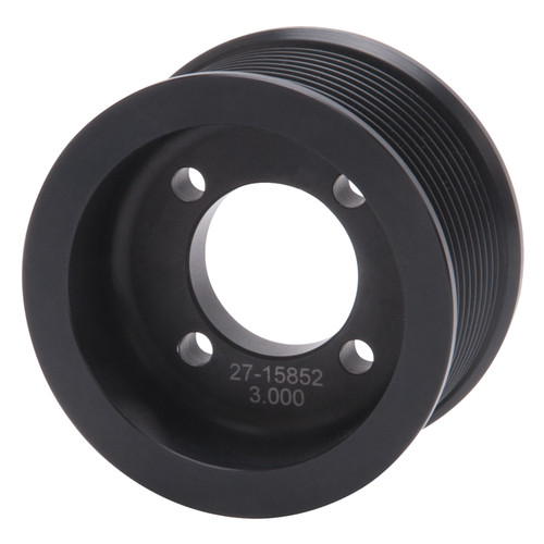 Edelbrock ede15852 Edelbrock Pulley Supercharger Enforcer 10 Rib 3In Black