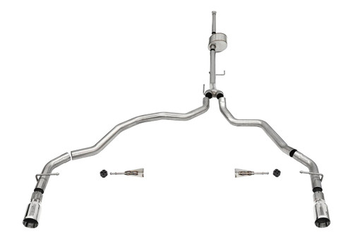 21C F150 CATBACK EXHAUST SYSTEM W/ 4.0 IN DUAL WALL TIPS