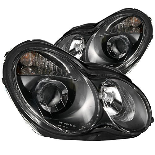 ANZO 121079 HL MB C CLASS BLK 00-03
