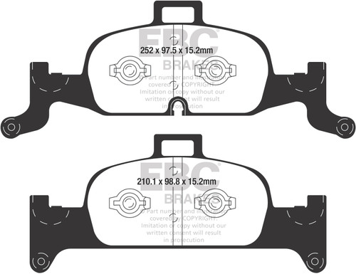 EBC 2018+ Audi A4 Allroad Quattro 2.0L Turbo Ultimax2 Front Brake Pads